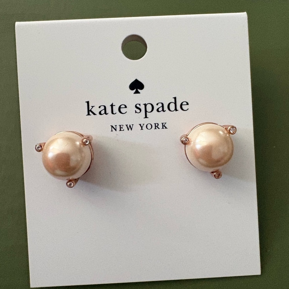 Kate Spade Blush Multi Rise and Shine Earrings